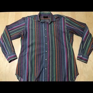ETRO Milano Italy Button Front Shirt